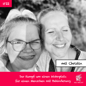 Auf dem Bild zu sehen ist ein Foto von mir und Christin